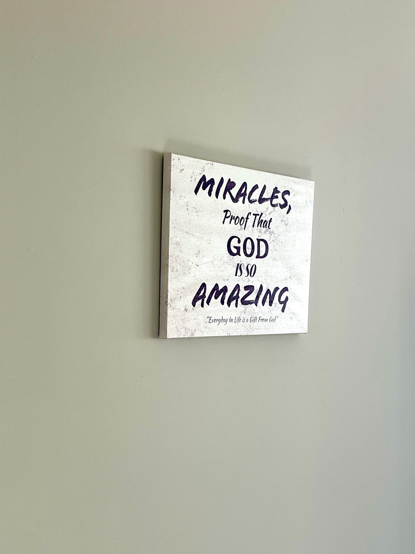 Inspirational, Spiritual & Motivating. "Miracles Proof That God Is Amazing" A Gift for any Occasion. The Perfect Gift.